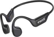 IFECCO BONE CONDUCTION HEADPHONES BLUETOOTH 5.4 | OPEN-EAR WIRELESS SPORT EARBUDS WITH MIC | IPX5 WATERPROOF RUNNING, CYCLING & HIKING HEADPHONES