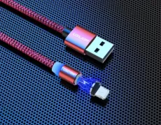3M MAGNETIC MICRO USB CABLE FOR SAMSUNG ANDROID MOBILE PHONE TYPE-C CHARGING