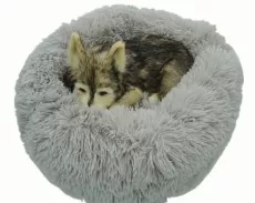 PET DOG BED FOR LARGE BIG SMALL CAT HOUSE ROUND PLUSH MAT SOFA CENTER BEST PRODUCT