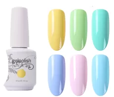 NAIL GEL UV LED SEMI PERMANENT NAIL POLISH VARNISH HYBRID 15ML LACQUER RESIN