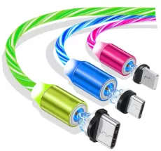FAST CHARGING MAGNETIC USB TYPE C CABLE MAGNETIC CABLE USB MICRO CHARGER CABLE