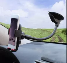 CAR WINDSCREEN PHONE HOLDER UNIVERSAL MOBILE PHONE STAND SMARTPHONE FIXED BRACKET LOCKING SUCTION MOUNT AUTO BODY SUPPORT