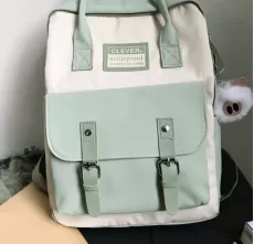 BACKPACK CANDY COLOR WATERPROOF SCHOOL BAGS FOR TEENAGERS GIRLS PATCHWORK BACKPACK
