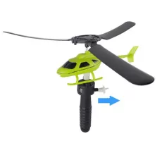 KIDS EDUCATIONAL TOYS PULL WIRES RC HELICOPTERS FLY DRAWSTRING AIRPLANE CHILDREN GIFTS OUTDOOR GAME