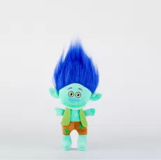 23CM HOT NEW MOVIE TROLLS PLUSH TOY POPPY BRANCH DREAM WORKS STUFFED CARTOON