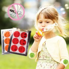 6pcs Cute Smile Face Anti Mosquito Stickers Mosquito Repellent Patch Set