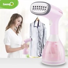 SaengQ 1500W Handheld Garment Steamer - Fast-Heat Fabric Steam Iron - Portable Vertical Ironing