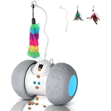 ATUBAN INTERACTIVE CAT TOY FOR INDOOR AUTOMATIC CAT TOY,FOOD DISPENSER