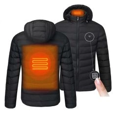Heated Jacket Men's and Women's Winter Outdoor Electric Heating Jackets Sports Thermal Coat Clothing