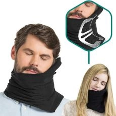Travel Pillow, Airplane Neck Pillow Instead of Neck Scarf, Support Office nap Pillow, Easy to Clean and Carry,
