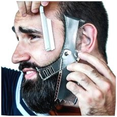 5 In 1 Beard Shaper Kit - Premium Shaping Tool - 100% Clear | Many Styles - Beard/Hair Lineup