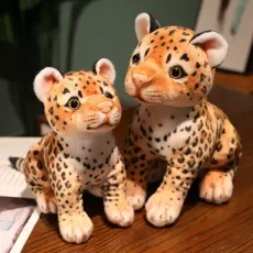 Stuffed Animals Cheetah Standing Plush Toys Leopard