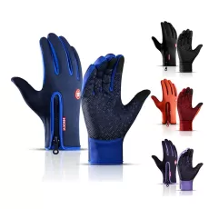 Winter Warm Gloves Men Women Touch Screen Waterproof Windproof Non-Slip Grips Glove, for Cycling Driving Running Hiking