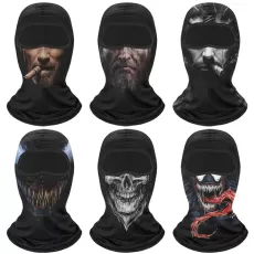 FULL FACE MASK OUTDOOR TACTICAL HOOD HEADWEAR MASK UNISEX FOR CYCLING  WINDPROOF