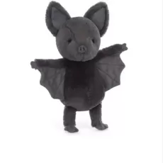 BAT PLUSH TOY BLACK CUTE HORROR PARTY DECORATION CARTOON ANIMAL DOLL FOR CHILDREN'S BIRTHDAY CHRISTMAS GIFT