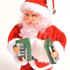 CHRISTMAS DECORATIONS FOR HOME ELECTRIC MUSIC SANTA CLAUS NEW E-BOOK DOLL CHILDREN'S TOYS
