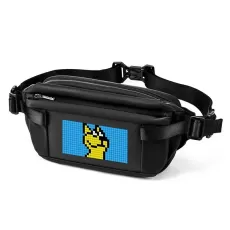 SLING BAG WITH LED DISPLAY CROSSBODY WATERPROOF SHOULDER CHEST BACKPACK CYCLING SPORTS TRAVEL WAIST PACKS UNISEX