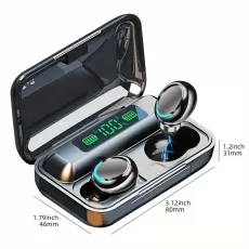 WATERPROOF IN-EAR HI-FI STEREO WIRELESS SPORTS EARBUDS, NOISE CANCELLATION GAMING HEADSET