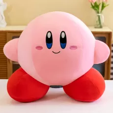 ANIME STAR KIRBY PLUSH TOYS SOFT STUFFED ANIMAL DOLL FLUFFY PINK PILLOW ROOM DECORATION CHILDREN'S GIFT