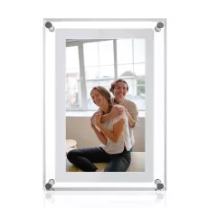 ACRYLIC DIGITAL PHOTO FRAME VERTICAL DISPLAY IPS SCREEN  PORTA RETRATO DIGITAL