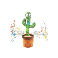 1PC-DANCING TALKING CACTUS TOYS FOR BABY BOYS AND GIRLS, SINGING MIMICKING RECORDING REPEATING WHAT YOU SAY SUNNY CACTUS UP PLUS
