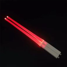 1 PAIR LED - LIGHTSABER CHOPSTICKS LUMINOUS REUSABLE KITCHEN LIGHT-  LED CHOPSTICK GLOWING