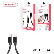 VEN-DENS VD-DCK04 TYPE-C TO IPHONE FAST CHARGING DATA CABLE 1.5M