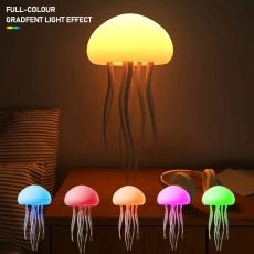 JELLYFISH NIGHT LIGHT - LED MOOD LAMP - LED NIGHT LIGHT - JELLYFISH LED LAMP - DECORATIVE LED LAMP