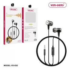 VEN-DENS 3.5MM EARPHONES - HIGH SOUND QUALITY WIRED EARPHONES WITH SUPERBASS - NOISE ISOLATING WIRED HEADPHONES
