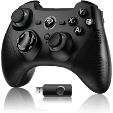 EASYSMX WIRELESS GAME CONTROLLER - PC WIRELESS GAME CONTROLLER - 2.4G DUAL VIBRATION CONTROLLER FOR PC & ANDROID DEVICES