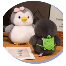 LUXURY SOFT FAT PENGUIN PLUSH TOY - ULTRA-SQUISHY KAWAII PENGUIN DOLL - COMFORTING BIRTHDAY GIFT