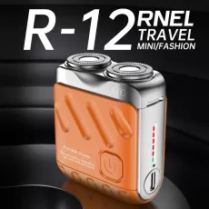 MINI ELECTRIC SHAVER - DUAL HEAD WATERPROOF TRAVEL RAZOR WITH TYPE-C FAST CHARGING