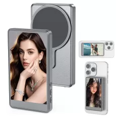 VLOG SELFIE MONITOR SCREEN FOR IPHONE - SMARTPHONE CAMERA MONITOR - PORTABLE VLOGGING MIRROR DISPLAY FOR CREATORS