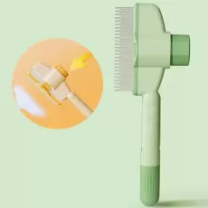 SELF-CLEANING DOG & CAT GROOMING BRUSH - PET HAIR REMOVER & MASSAGE COMB - MASSAGE PET BRUSH WITH HAIR EJECTOR