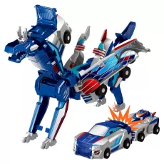 2 IN 1 COLLISION TRANSFORMING DINOSAUR RACE CAR - TRANSFORMING DINOSAUR TOY CAR - AUTOMATIC DEFORMATION TOY FOR KIDS