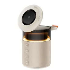 5-IN-1 MAGNETIC WIRELESS CHARGING STATION - CHARGING STATION WITH SPEAKER & NIGHT LIGHT - FAST CHARGER FOR IPHONE, IWATCH & AIRPODS