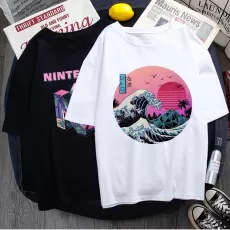 UNISEX VAPORWAVE AESTHETIC T-SHIRT – RETRO JAPANESE ANIME & FUNNY CARTOON STREETWEAR