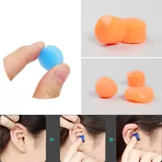 SWIMMING & SLEEPING EARPLUGS - WATERPROOF NOISE REDUCTION | PROTECHSHOP