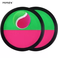 1 SET INTERACTIVE INTERESTING HANDHELD EDUCATIONAL STICKY TARGET BALL GAME CHUCK BALL PARTY GAMES
