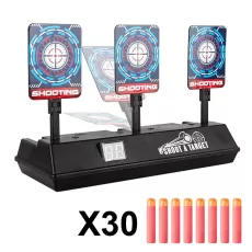 AUTO-RESET ELECTRONIC SCORING TARGET FOR NERF N-STRIKE ELITE/MEGA/RIVAL SERIES LIGHT SOUND SCORING TARGET