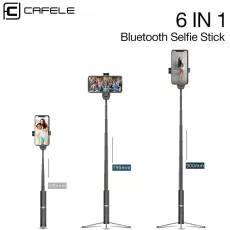 CAFELE BLUETOOTH SELFIE STICK PORTABLE HANDHELD SMART PHONE CAMERA TRIPOD WITH WIRELESS REMOTE