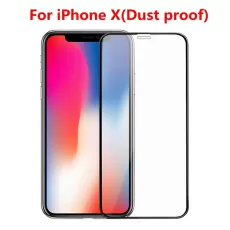 2PCS DUST PROOF FOR IPHONE X IPHONE 11 TEMPERED GLASS 3D FULL SCREEN COVER SCREEN PROTECTOR