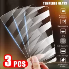 3PCS PROTECTIVE GLASS ON THE FOR XIAOMI REDMI NOTE 9 8 7 6 PRO TEMPERED SCREEN PROTECTOR