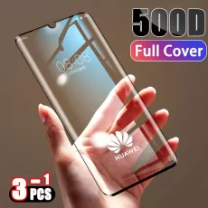 500D TEMPERED FULL COVER PROTECTIVE GLASS ON FOR HUAWEI P30 P20 LITE PRO SCREEN PROTECTOR FILM