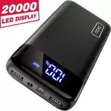 LED USB C PORTABLE CHARGER POWERBANK EXTERNAL BATTERY CHARGING