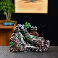 SMOKE WATERFALL BACKFLOW INCENSE BURNER CREATIVE HOME DECOR INCENSE HOLDER PORTABLE
