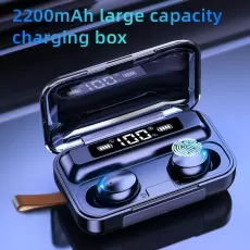 EARPHONES 2200MAH CHARGING BOX WIRELESS HEADPHONE 9D STEREO SPORTS WATERPROOF