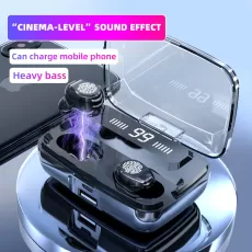 HEADPHONES TWS BLUETOOTH5.0 EARPHONE HIFI IPX7 WATERPROOF EARBUDS TOUCH CONTROL HEADSET
