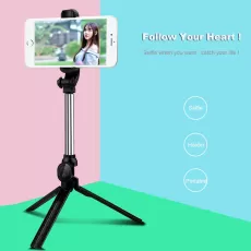 360 ROTATING BLUETOOTH TRIPOD SELFIE STICK FOR IPHONE SAMSUNG MOBILE PHONE SELFIE