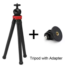 PORTABLE TRIPOD FLEXIBLE OCTOPUS TRAVEL MINI MOBILE PHONE TRIPOD BRACKET SELFIE STICK